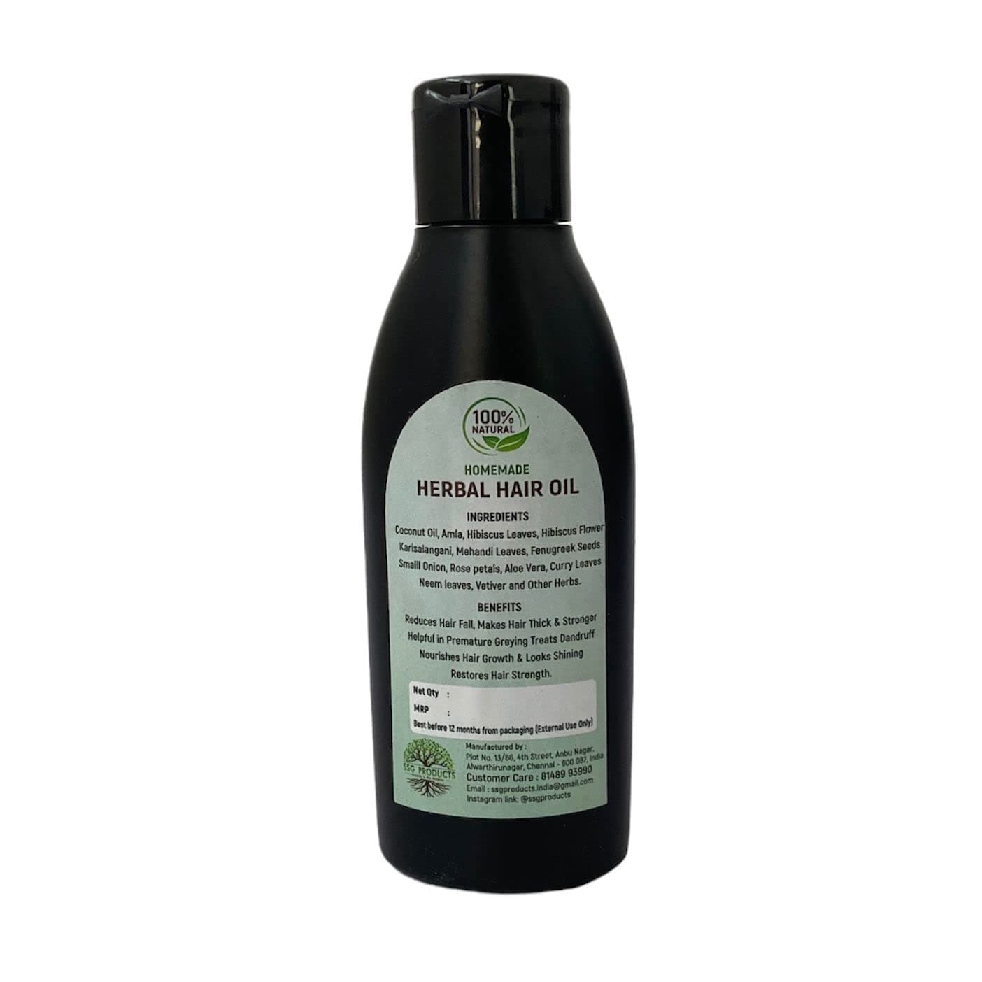SSG Homemade Herbal Hair Oil — additional view